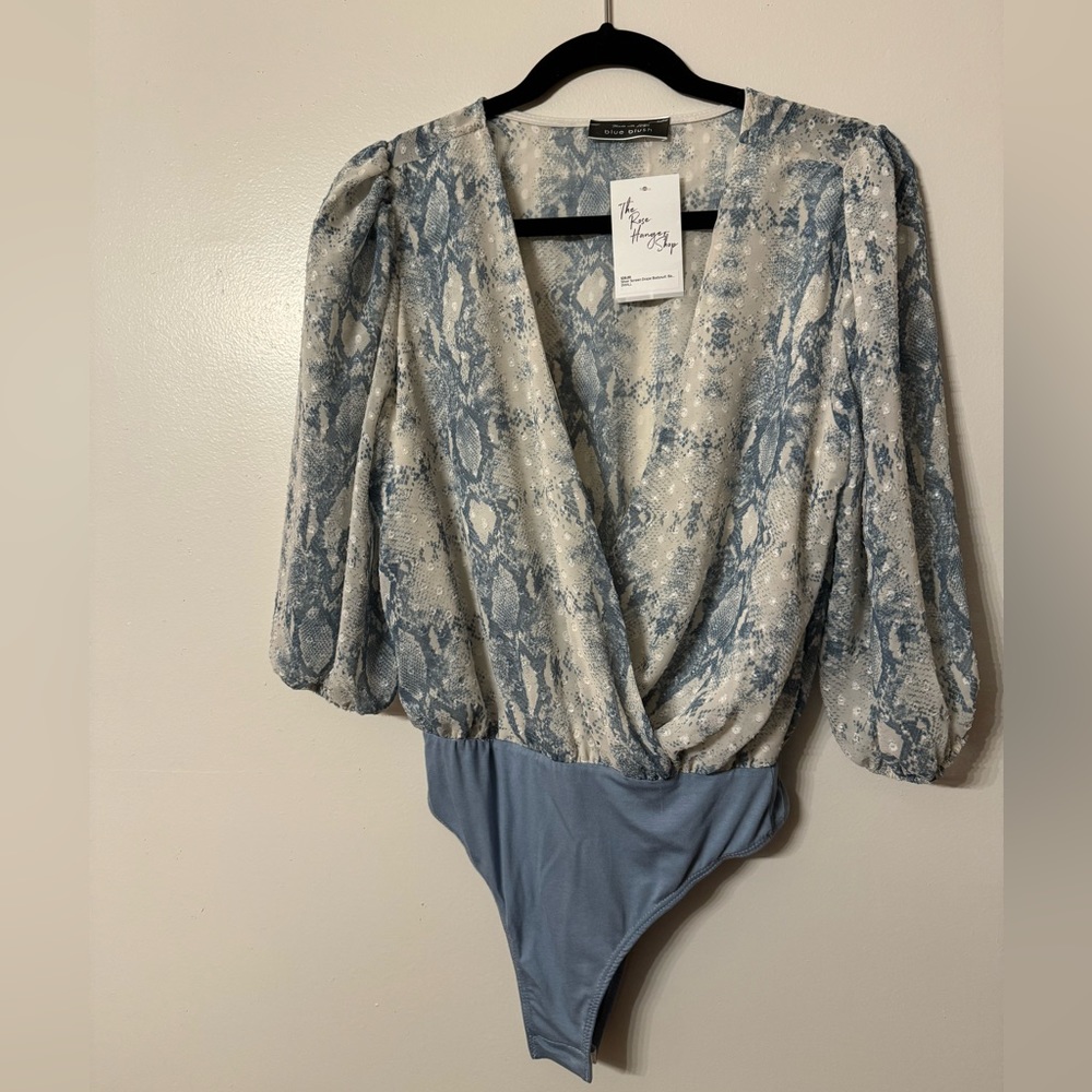 Snake print body suit